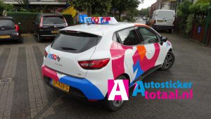 LesGo-Lesauto-Renault-Clio-Stickers-en-Reclame -voor-lesauto-achterkant