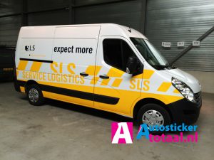 Renault Master SLS - Bestelbus Stickers en Reclame - zijkant