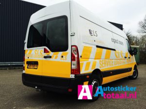 Renault Master SLS - Bestelwagen Stickers en Reclame - Rechts achter